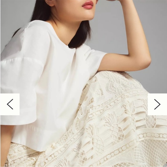 FARM Rio White pineapple lace maxi skirt - Picture 4 of 6